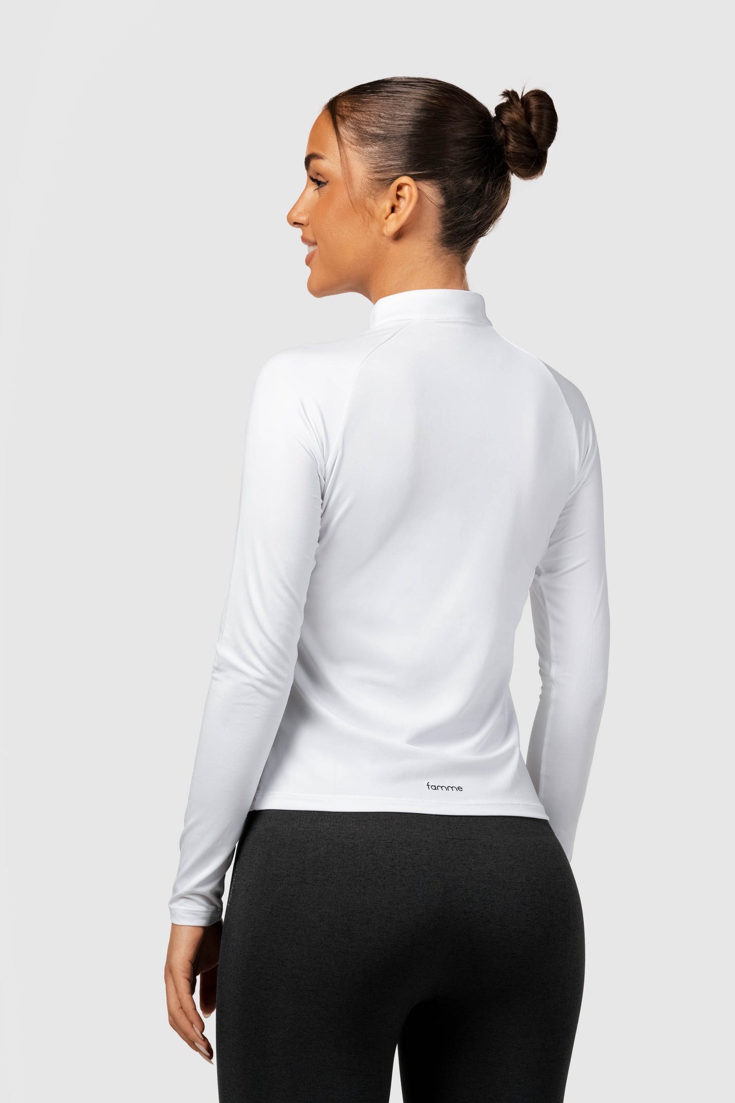 White Essential Long Sleeve - for dame - Famme - Training Long Sleeve