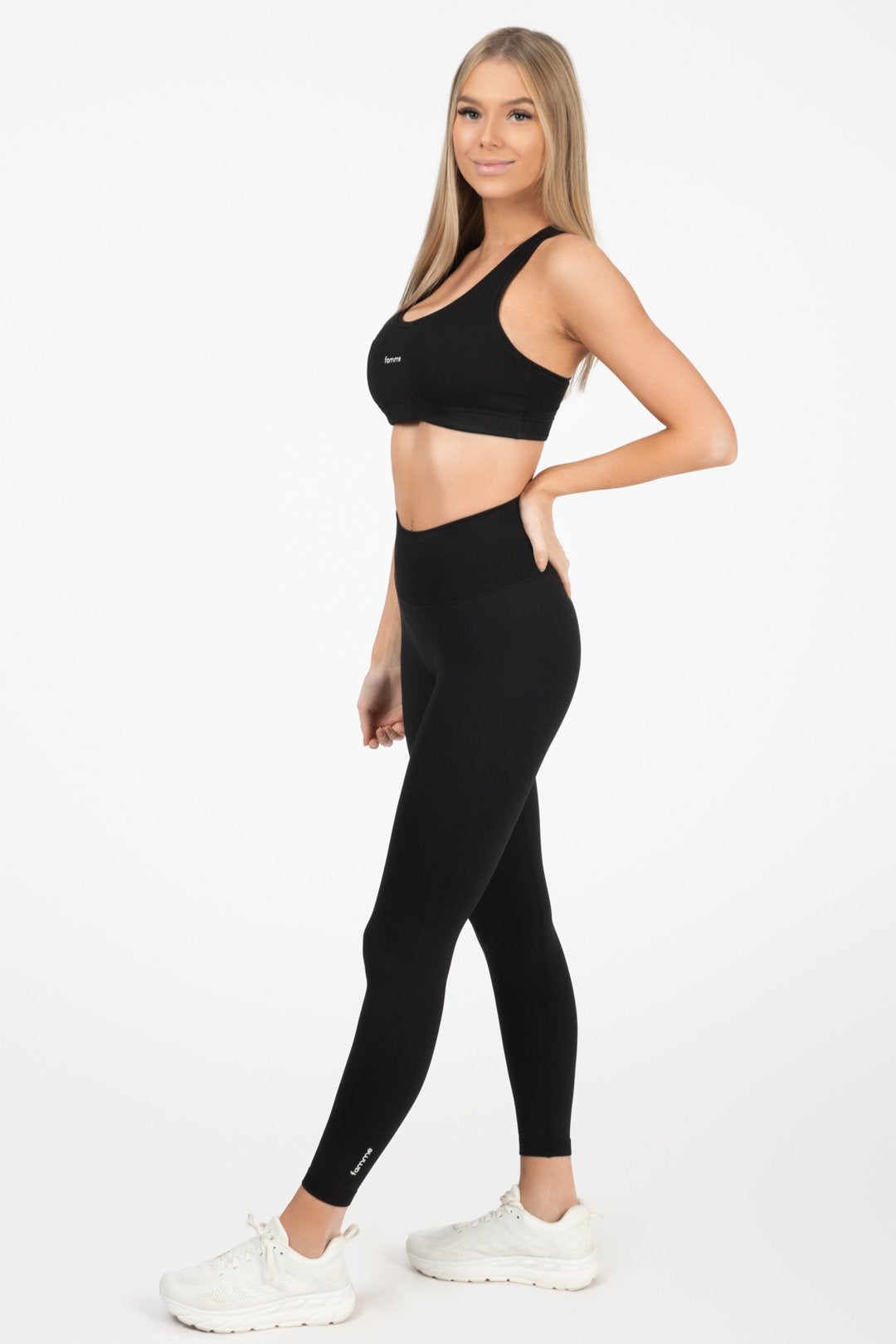 Scrunch Seamless Leggings - tights for dame - Rød - Famme - treningstights