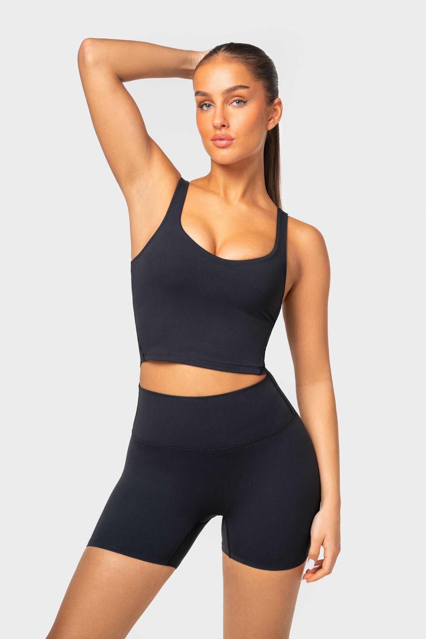 Black Softy Crop Top - for dame - Famme - Top