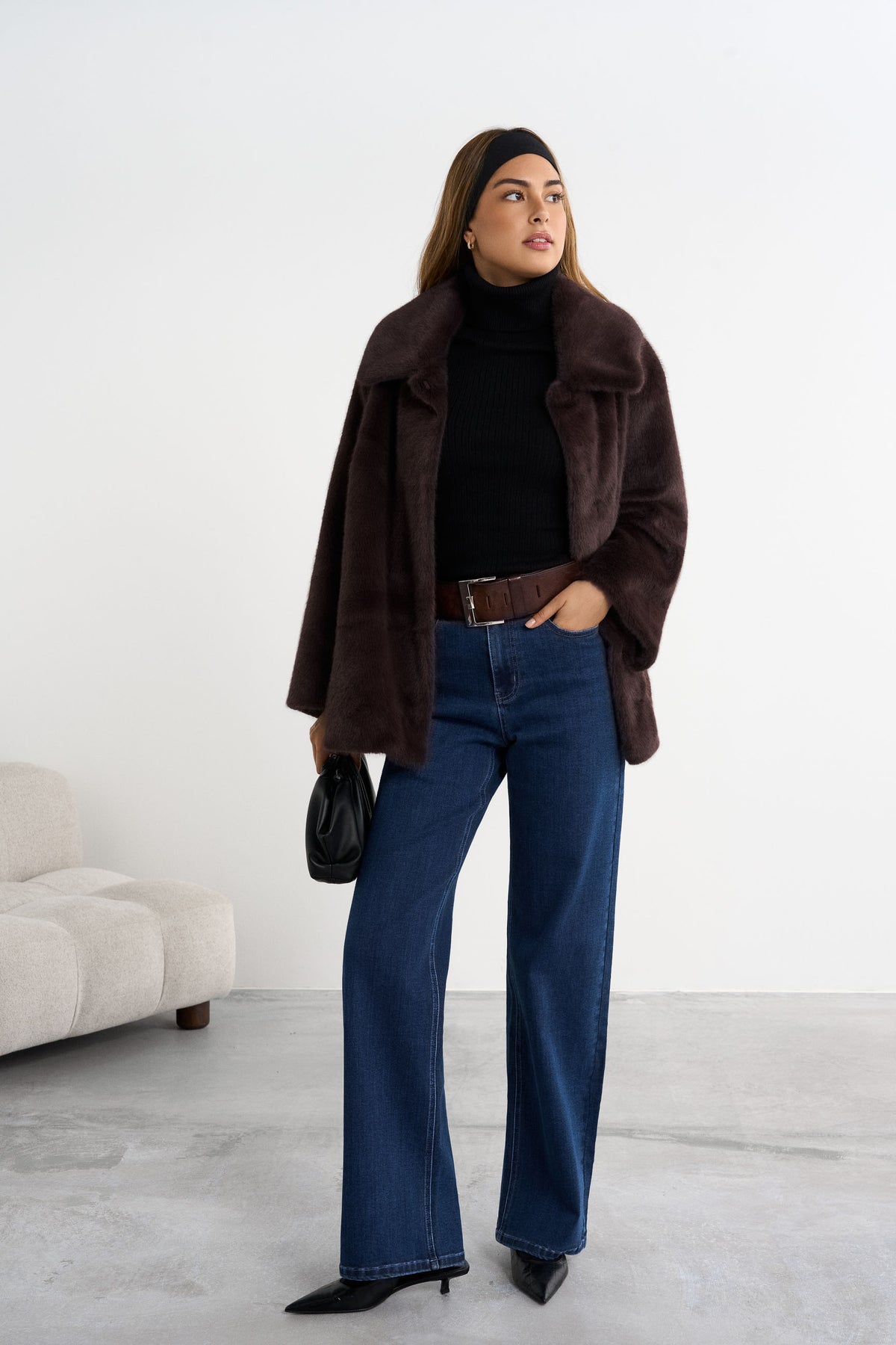 Courchevel Faux Fur Jacket