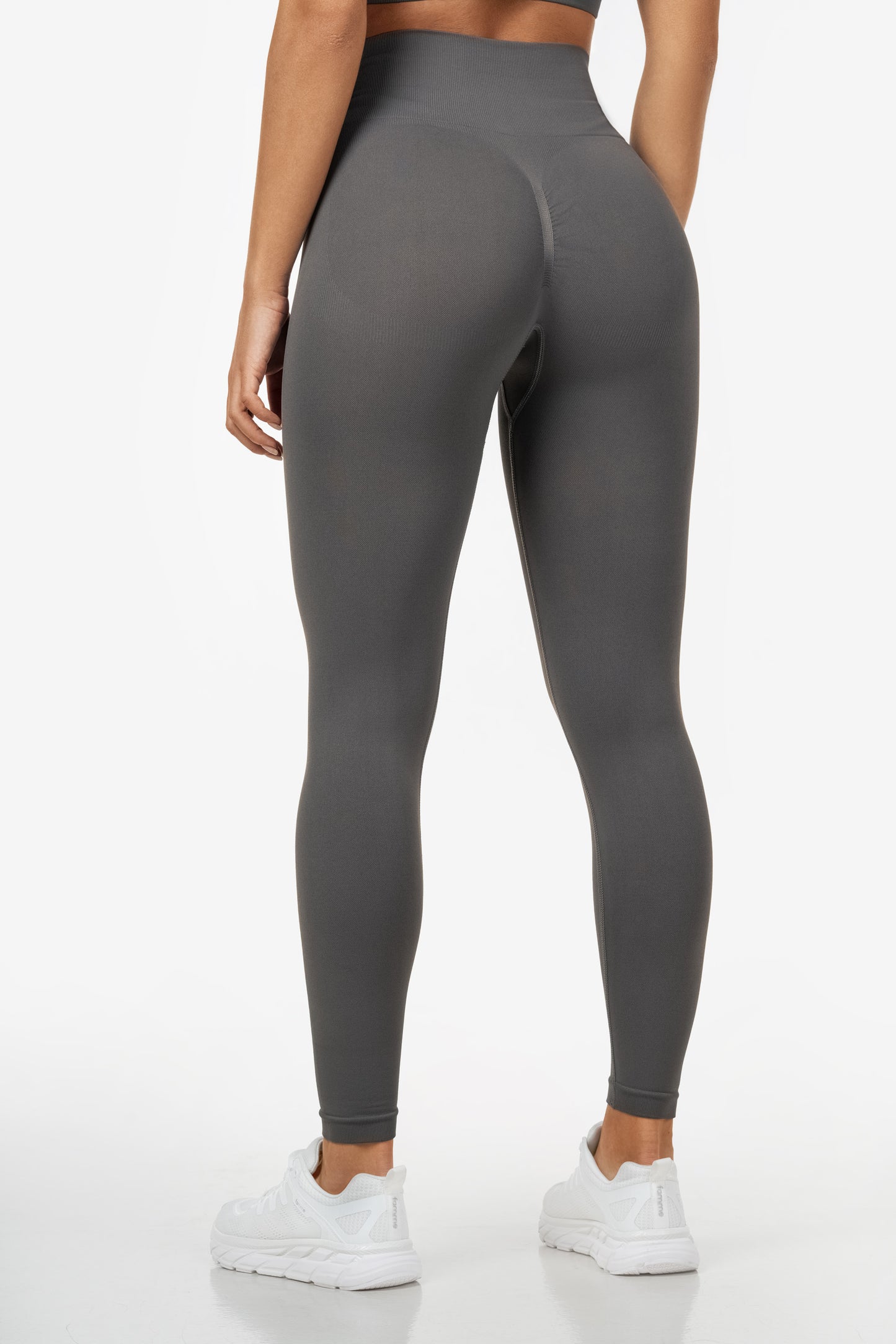 Grey Lunge Scrunch Leggings