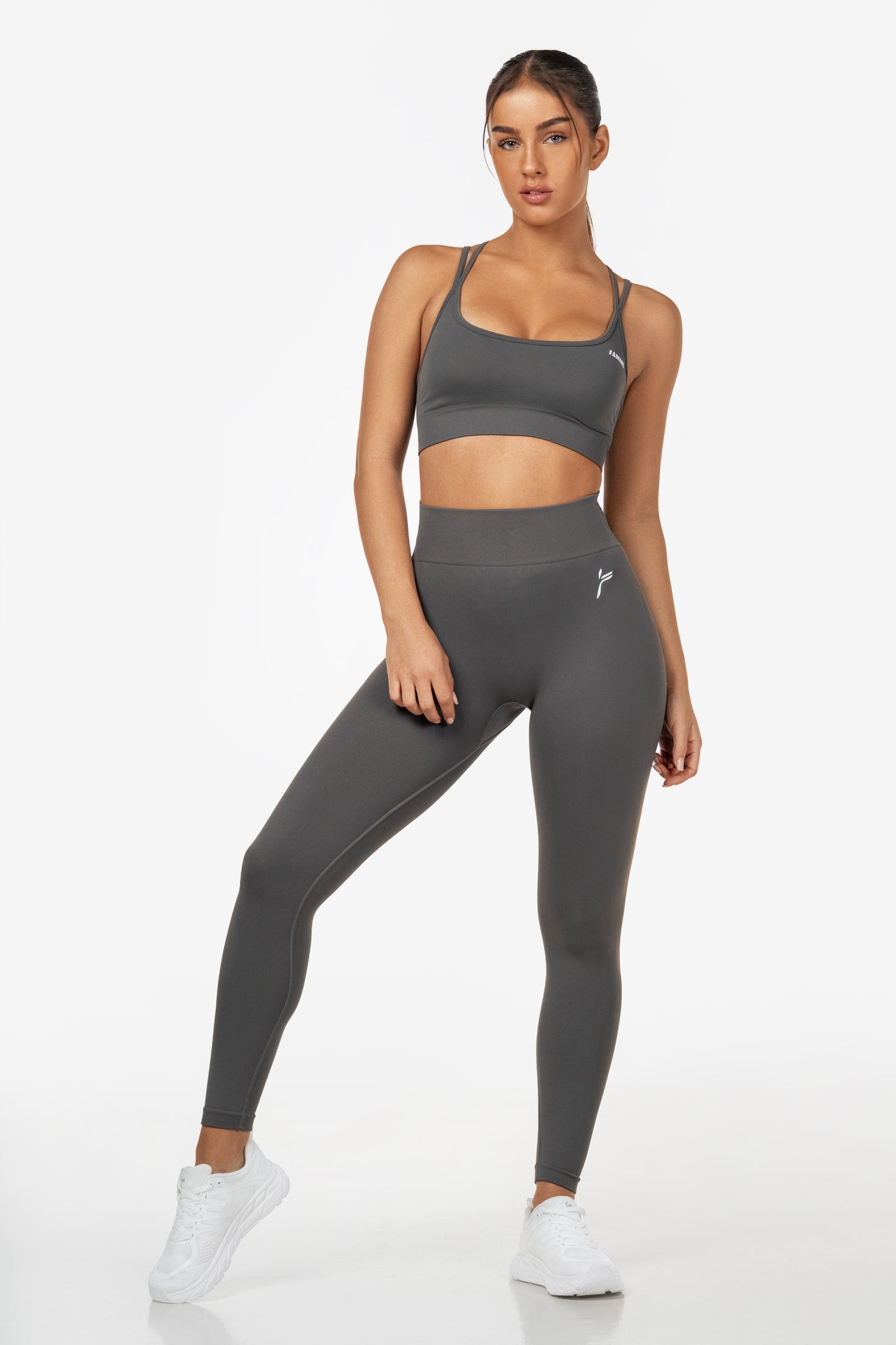 Grey Lunge Scrunch Leggings