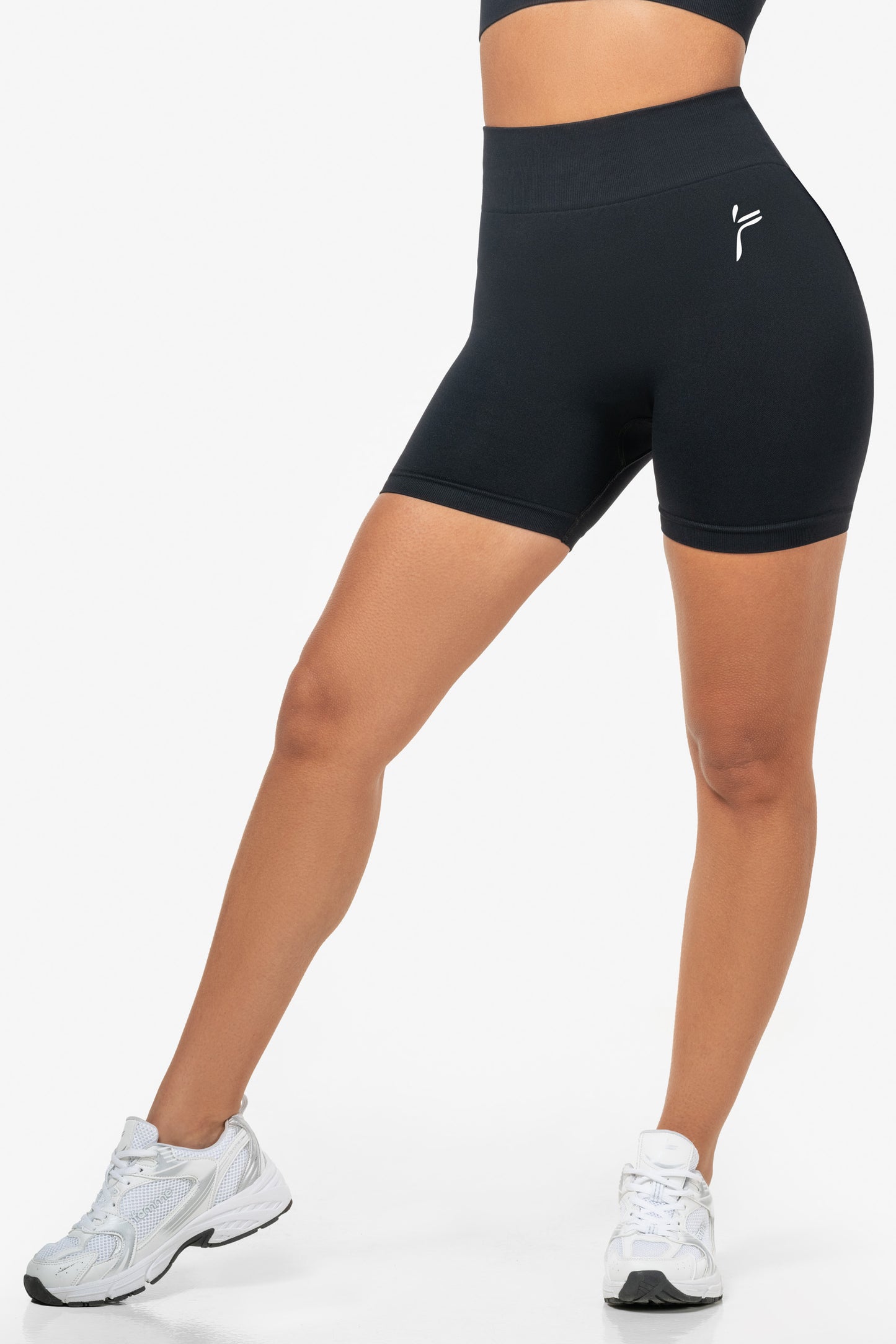 Black Lunge Scrunch Shorts