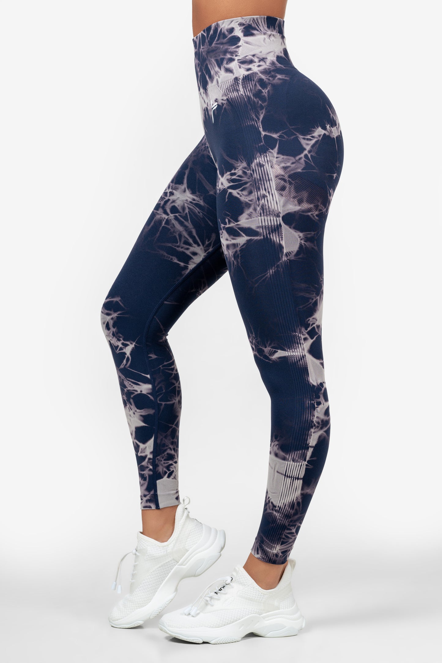 Purple Tie Dye Scrunch Leggings