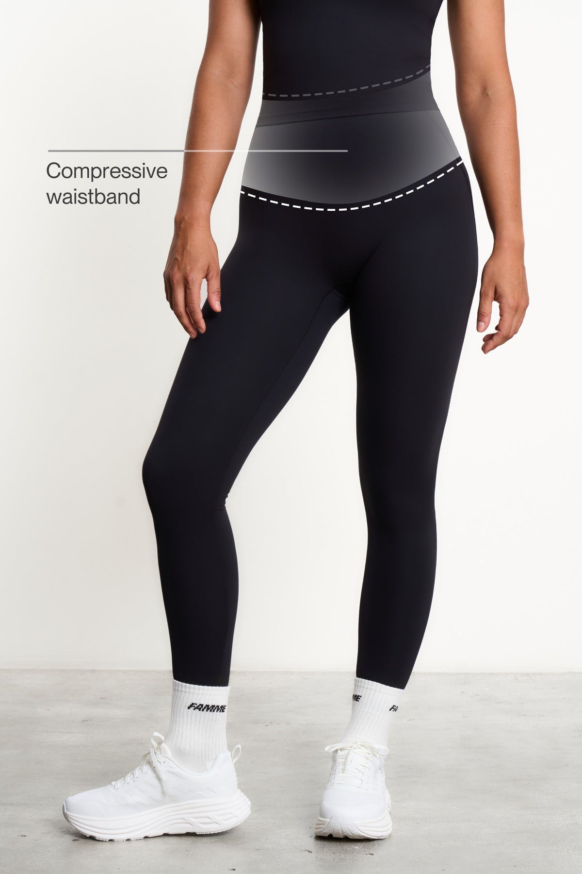 Core Compression Leggings | Uten Frontsøm | Gratis Bytte – Famme