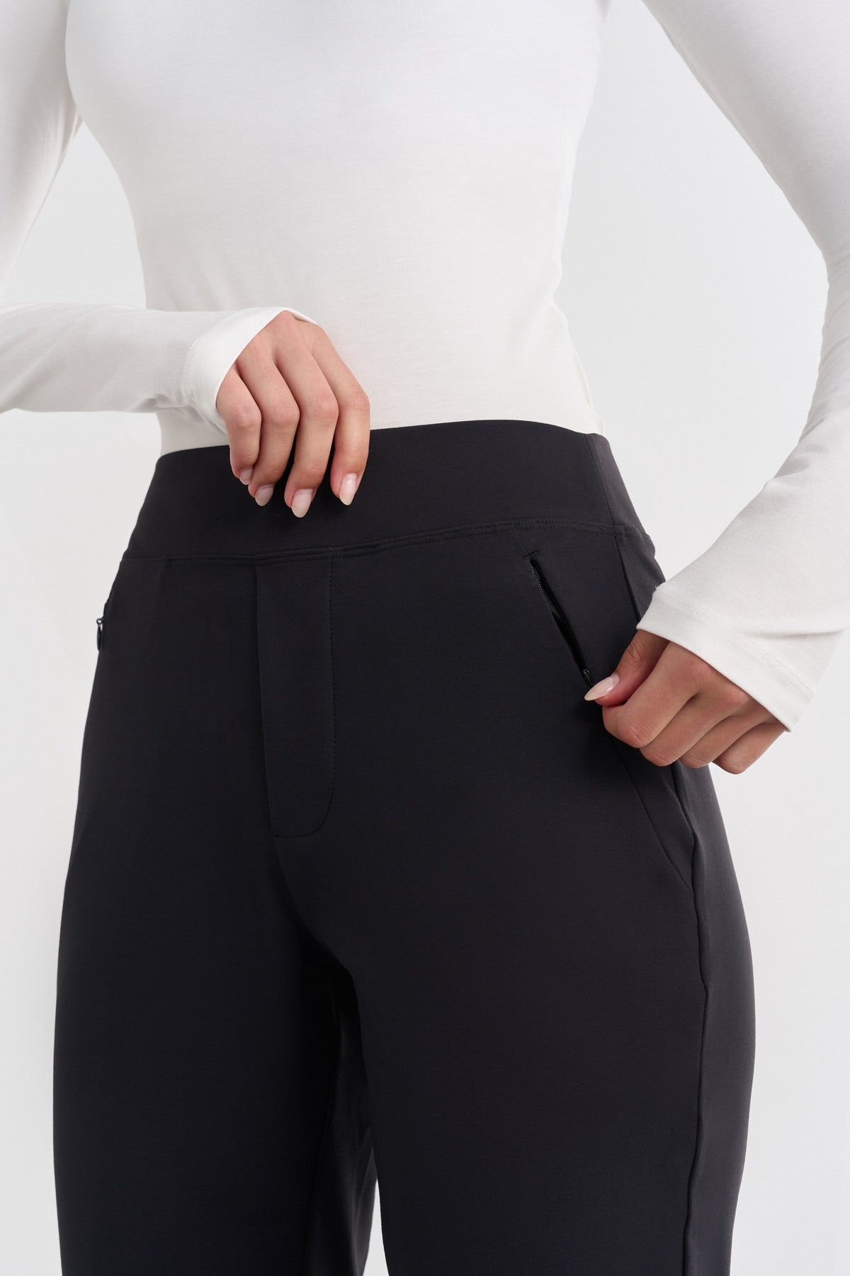 Tailored Bootcut Pants - for dame - Famme - Pants